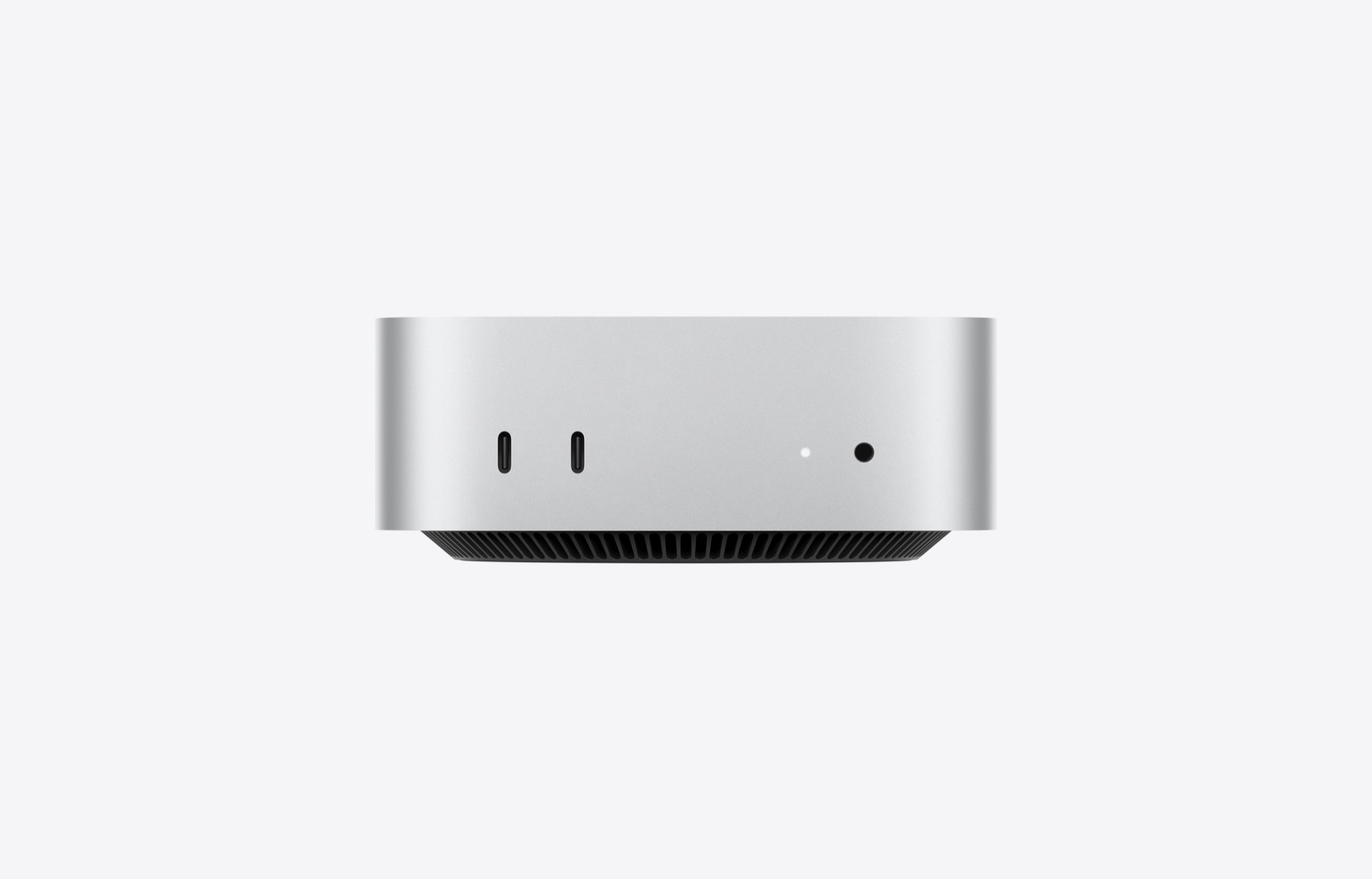 Silver Apple Mac mini desktop computer